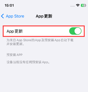 曲阳苹果15维修中心如何让iPhone15APP自动更新